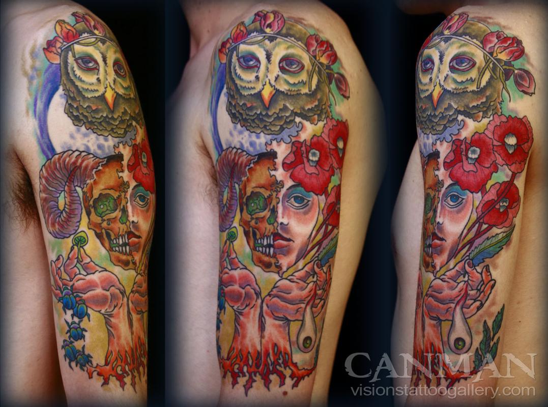 Collage tattoo by Canman: TattooNOW